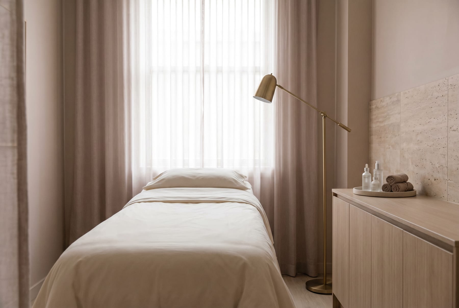 Treatment room at The Glow Club
